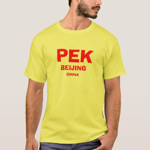 China - internationaler Flughafen-Shirt Pekings T-Shirt