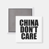 China ist egal magnet (Vorderseite/Rückseite)