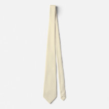China Ivory Solid Color Satin Necktie