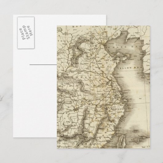 China, Japan Postkarte (Vorne/Hinten)