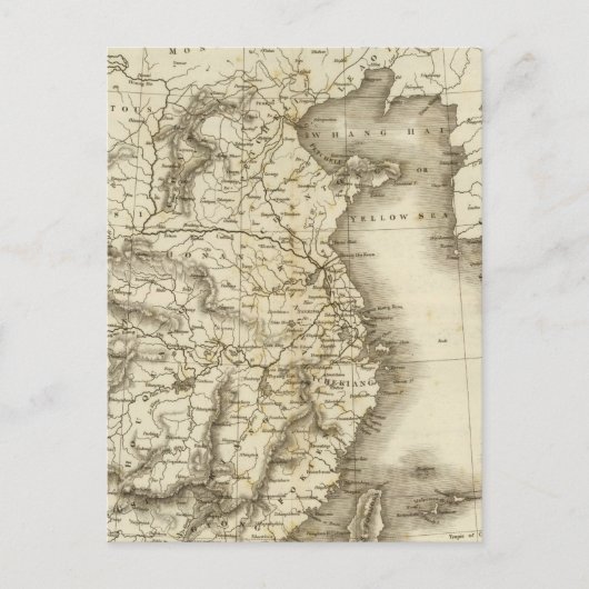 China, Japan Postkarte (Vorderseite)