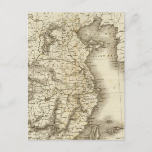 China, Japan Postkarte