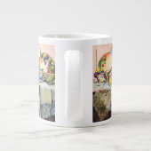 China Jumbo Tasse mit gestrichenen Farben (Rückseite)