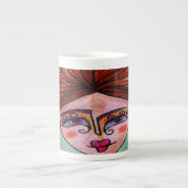 China Kaffee Tasse (Whimsical Woman - 01) (Vorderseite)