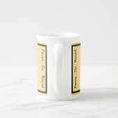 China Kaffee/Tee-Tasse - Faces-Go-Round-Design Porzellantasse (Rückseite)