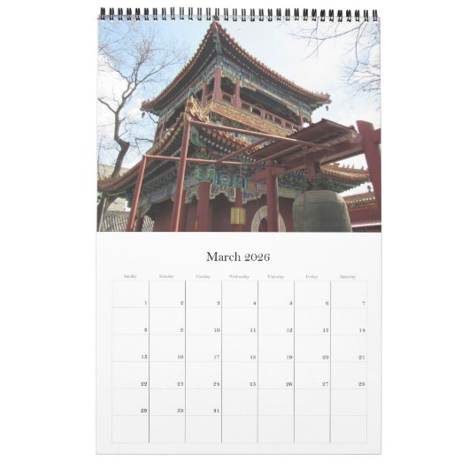 China Kalender (Mär 2026)