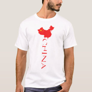 China Karte Flagge T-Shirt