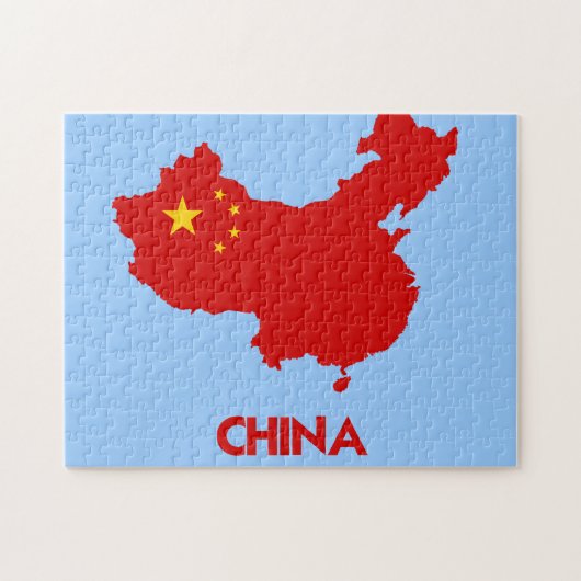 CHINA-KARTE PUZZLE (Horizontal)
