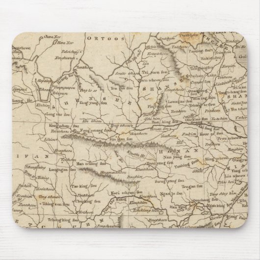 China Karte von Arrowsmith Mousepad (Vorne)