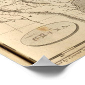 China Karte von Arrowsmith Poster (Ecke)