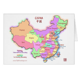 China-Karten-Gruß-/Anmerkungs-Karte
