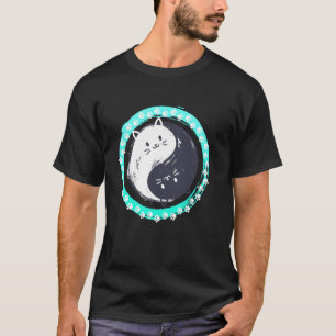 China Katzenliebhaber Chinesisches Symbol Katzenze T-Shirt