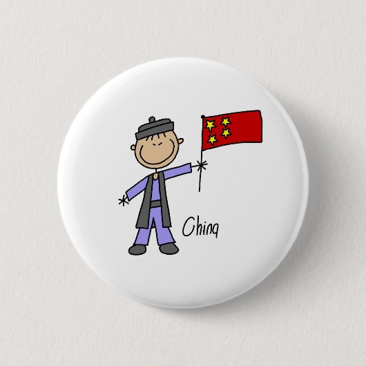 China-Knopf Button (Vorderseite)