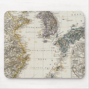 China, Korea, Japan Mousepad