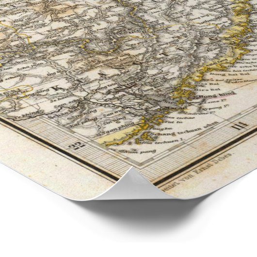 China, Korea, Japan Poster (Ecke)