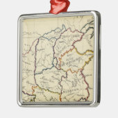 China, Korea Silbernes Ornament (Links)