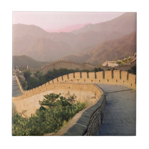 China, Kreis Huairou, Sonnenuntergang Fliese