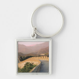China, Kreis Huairou, Sonnenuntergang über der Schlüsselanhänger
