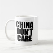 China kümmert es nicht  kaffeetasse (Links)