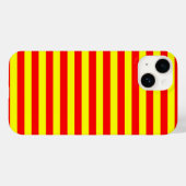 china kyrgyzstan spain flag stripes red yellow pat Case-Mate iPhone hülle (Rückseite (Horizontal))