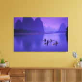 China, Li River. Kormorane Fischer. Leinwanddruck (Insitu (Wohnzimmer))
