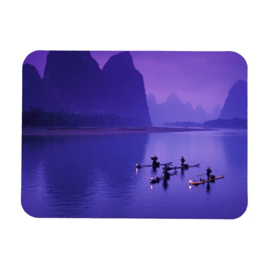 China, Li River. Kormorane Fischer. Magnet (Horizontal)