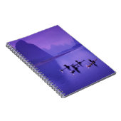 China, Li River. Kormorane Notizblock (Rechte Seite)