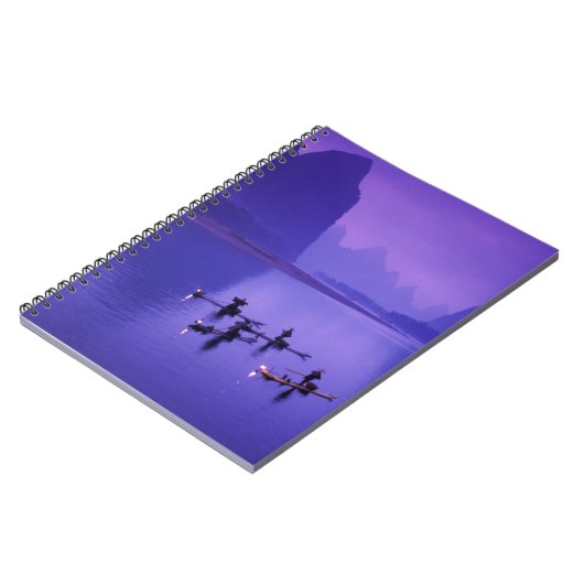 China, Li River. Kormorane Notizblock (Linke Seite)