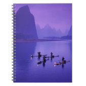 China, Li River. Kormorane Notizblock (Vorderseite)