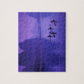 China, Li River. Kormorane Puzzle (Vertikal)