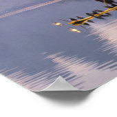 China, Li River. Single Kormoran Fischer. Poster (Ecke)