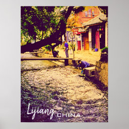 China Lijiang Yunnan Poster