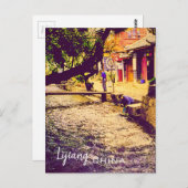 China Lijiang Yunnan Postkarte (Vorne/Hinten)