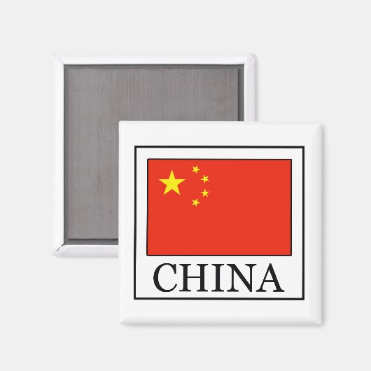 China Magnet (Vorderseite/Rückseite)