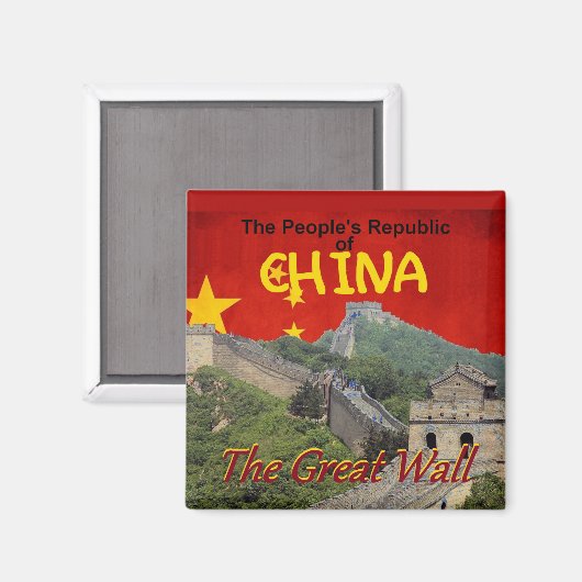 CHINA MAGNET (Vorderseite/Rückseite)