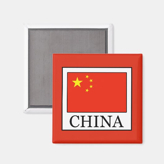 China Magnet (Vorderseite/Rückseite)