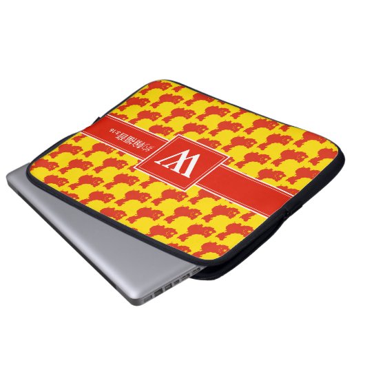 CHINA Mandarin 约 翰 音3:16 Christliches Notebook Laptopschutzhülle (Vorne Knopf)