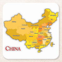 China Map Untersetzer: Globale Verbindungen