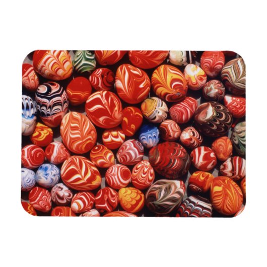 China, Ming Gräber, bemalte GlasSouvenirs Magnet (Horizontal)