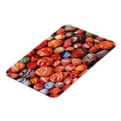 China, Ming Gräber, bemalte GlasSouvenirs Magnet (Linke Seite)