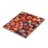 China, Ming Gräber, Gemälde aus Glas Souvenirs Fliese (Seite)