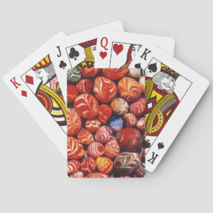 China, Ming Gräber, Gemälde aus Glas Souvenirs Spielkarten