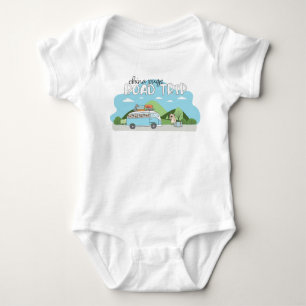 China Möpsen Road Trip Baby Bodysuit Strampler