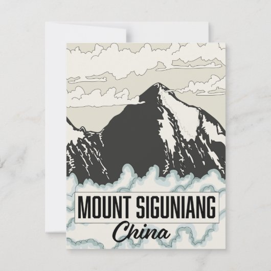 China Mount Siguniang (Rückseite)