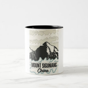 China Mount Siguniang Zweifarbige Tasse
