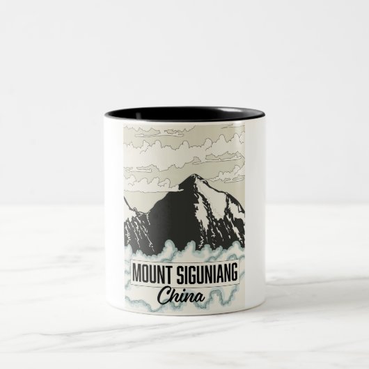 China Mount Siguniang Zweifarbige Tasse (Mittel)