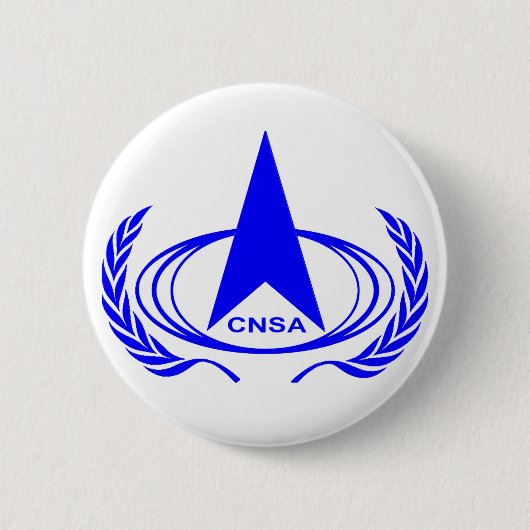 China-nationale Raum-Verwaltung - CNSA Button (Vorderseite)