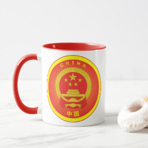 China Nationalen Emblem-Circle Form Tasse