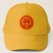 China Nationalen Emblem-Circle Form Truckerkappe (Vorderseite)