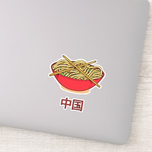 China Noodles Aufkleber (Detail)